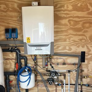 Cv ketel geïnstalleerd door MCC Installaties project Villa;s Waarland